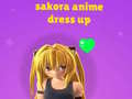 เกม Sakora Anime Dress Up