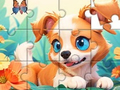 เกม Jigsaw Puzzle: Dog And Garden