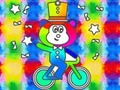 เกม Coloring Book: Monkey Rides Unicycle