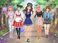 เกม High School Anime Dress Up