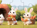 เกม Jigsaw Puzzle: Rabbits With Carrots
