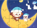 เกม Jigsaw Puzzle: Monkey With Moon