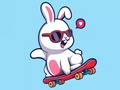 เกม Coloring Book: Rabbit Skateboard