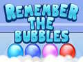 เกม Remember the Bubbles