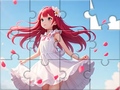 เกม Jigsaw Puzzle: White Dress Girl