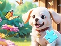 เกม Jigsaw Puzzle: Dog In Garden