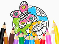 เกม Coloring Book: Butterfly With Flowe