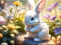 เกม Jigsaw Puzzle: Sunny Forest Rabbit