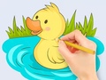 เกม Coloring Book: Baby Duck Swim