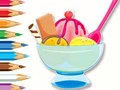 เกม Coloring Book: Ice Cream Sundae
