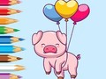 เกม Coloring Book: Balloon Pig