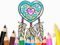 เกม Coloring Book: Heart Dreamcatcher