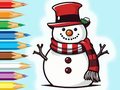 เกม Coloring Book: Snowman Family