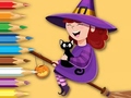 เกม Coloring Book: Trainee Witch