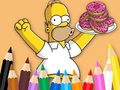เกม Coloring Book: Simpson Doughnut