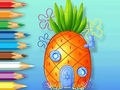 เกม Coloring Book: Pineapple-House