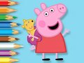 เกม Coloring Book: Peppa With Toy Bear