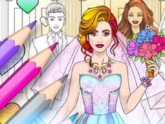 เกม Wedding Coloring Dress Up Game