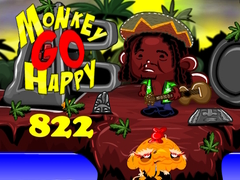 เกม Monkey Go Happy Stage 822
