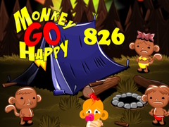 เกม Monkey Go Happy Stage 826