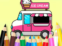 เกม Coloring Book: Ice Cream Car