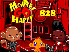 เกม Monkey Go Happy Stage 828