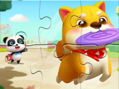 เกม Jigsaw Puzzle: Little Panda Play With Pet