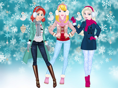 เกม Princesses Winter Spree