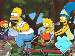 เกม Jigsaw Puzzle: Simpson Family Riding