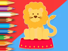 เกม Coloring Book: Circus-Lion
