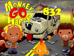 เกม Monkey Go Happy Stage 832