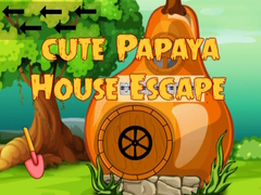 เกม Cute Papaya House Escape