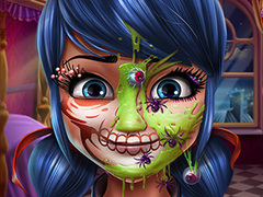 เกม Dotted Girl Halloween Makeup