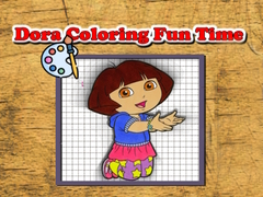 เกม Dora Coloring Fun Time