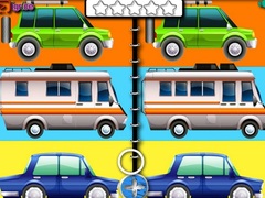 เกม Cartoon Cars Spot The Difference