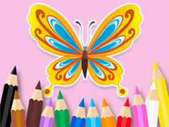 เกม Coloring Book: Beautiful Butterfly