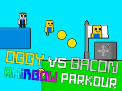 เกม Obby vs Bacon Rainbow Parkour
