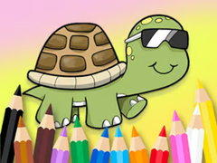 เกม Coloring Book: Sunglasses Turtle