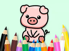 เกม Coloring Book: Cute Pig 2