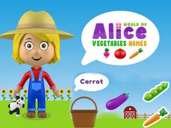 เกม World of Alice Vegetables Names