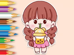 เกม Coloring Book: Lovely Girl