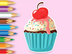 เกม Coloring Book: Apple Cupcake