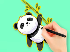 เกม Coloring Book: Panda Eat Bamboo