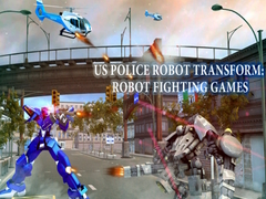 เกม US Police Robot Transform: Robot  fighting games