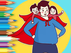เกม Coloring Book: Father's Day