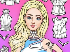 เกม Girl Coloring Dress Up Games