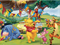 เกม Jigsaw Puzzle: Winnie The Pooh Party