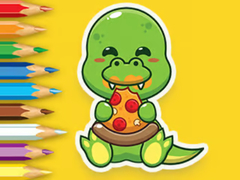 เกม Coloring Book: Hungry Dinosaurs