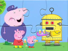 เกม Jigsaw Puzzle: Peppa Robot