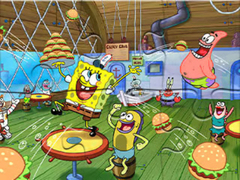 เกม Jigsaw Puzzle: SpongeBob SquarePants Work Time